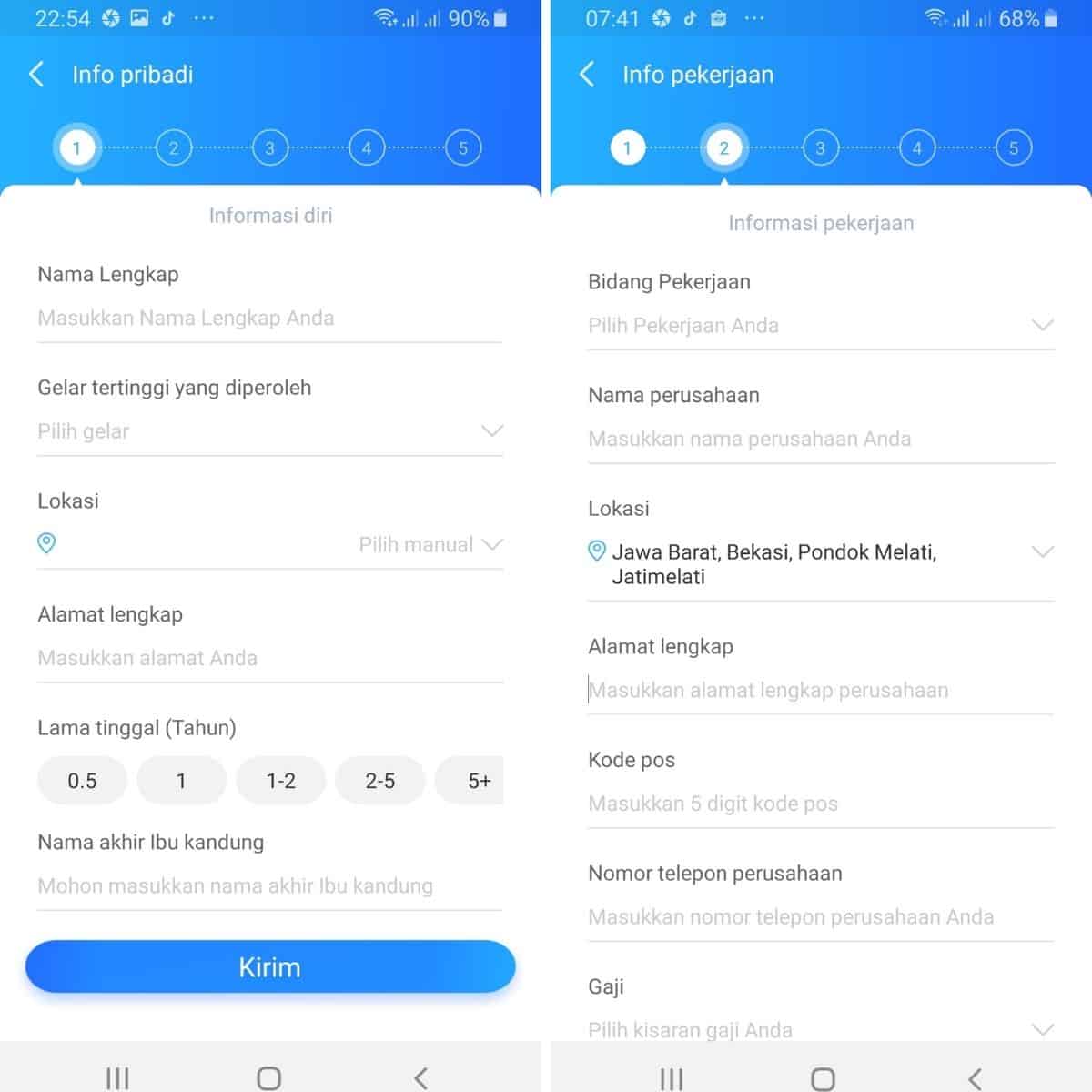 Pengalaman Pinjaman Online