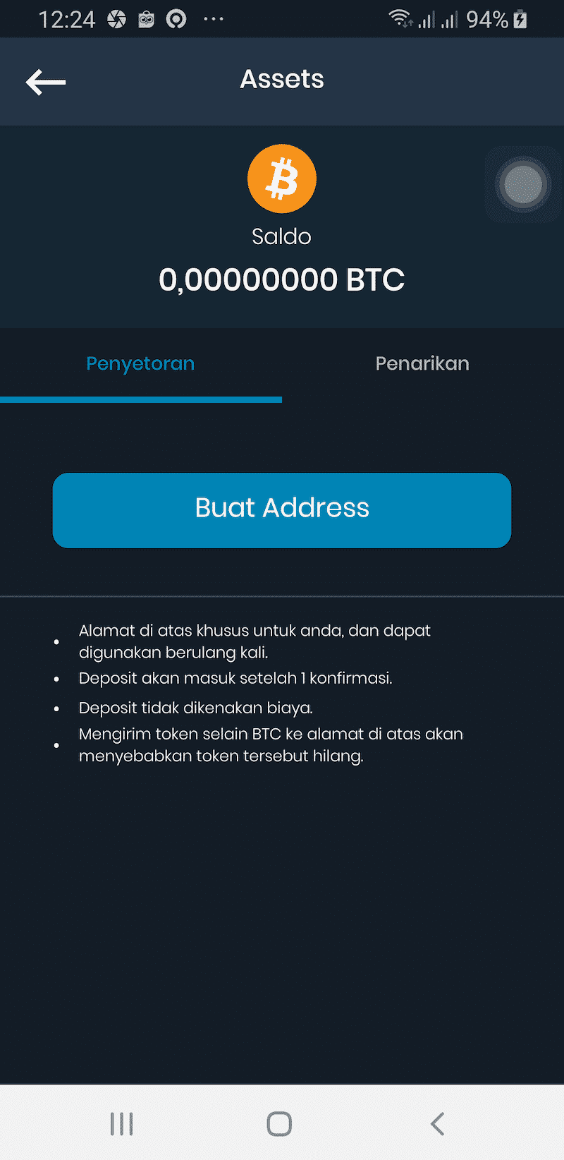 Deposit Indodax Jual Beli Trading Investasi Bitcoin Crypto