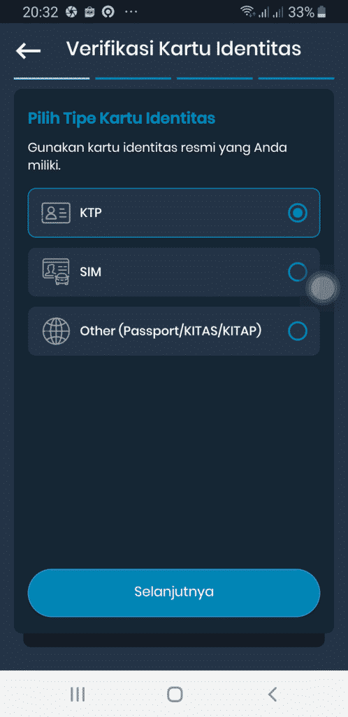 Verifikasi KTP Indodax Jual Beli Trading Investasi Bitcoin Crypto
