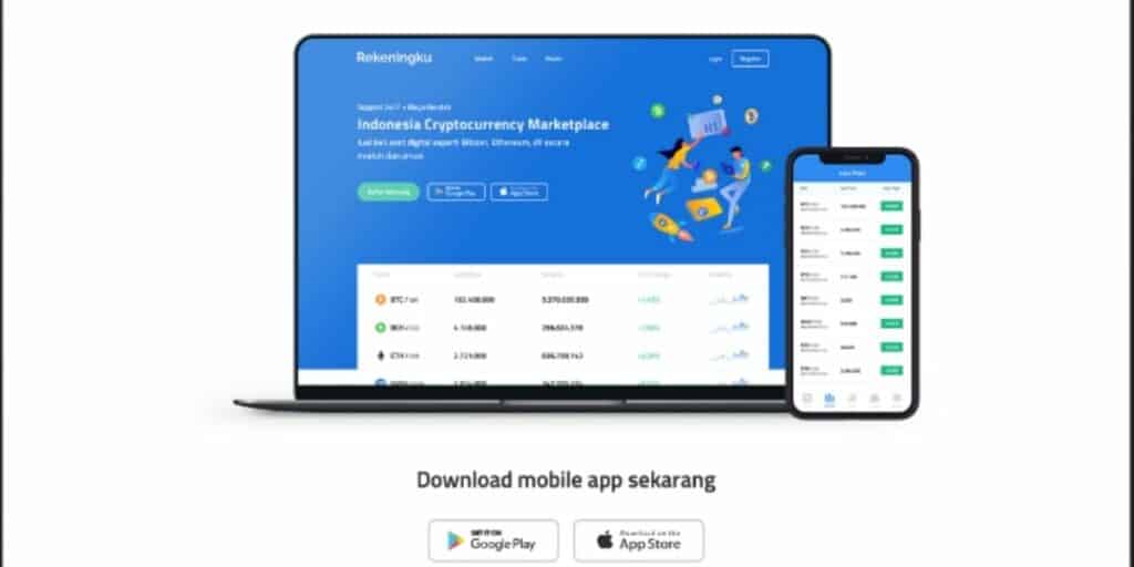 Aplikasi RekeningKu Jual Beli Bitcoin Kripto