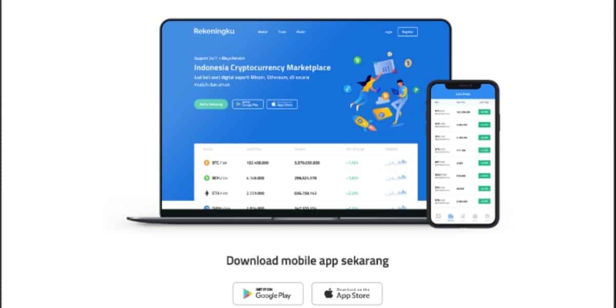 Aplikasi RekeningKu Jual Beli Bitcoin Kripto