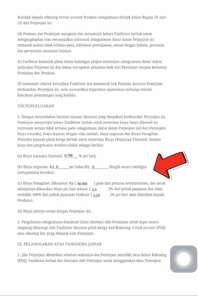 Bunga dan Biaya AdaKami