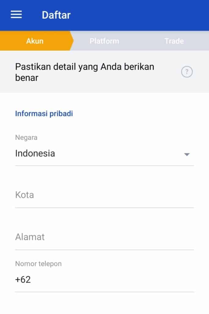 Buka Akun Aplikasi OctaFx Broker Forex