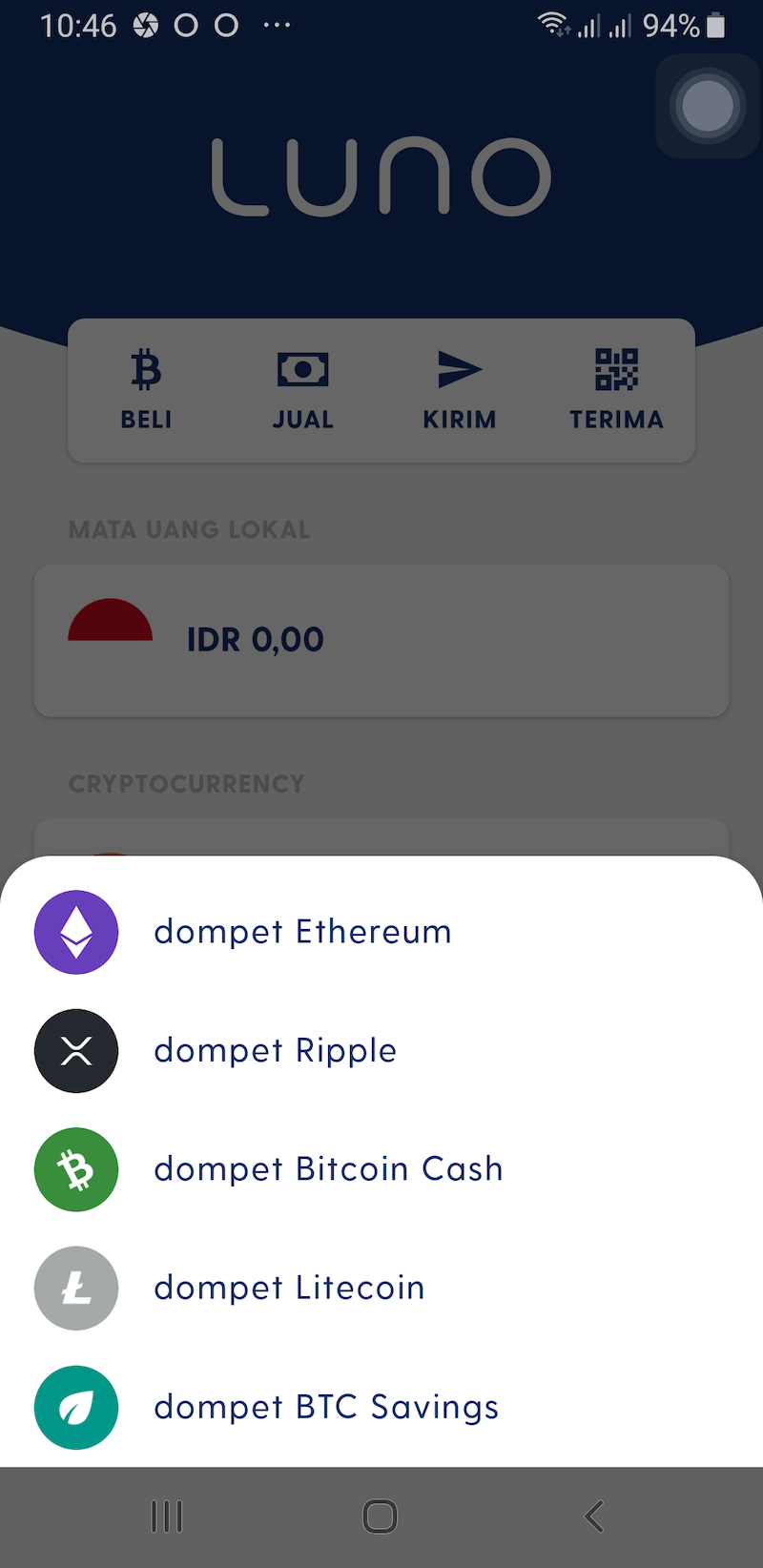 Bitcoin Aset Kripto Lainnya Aplikasi