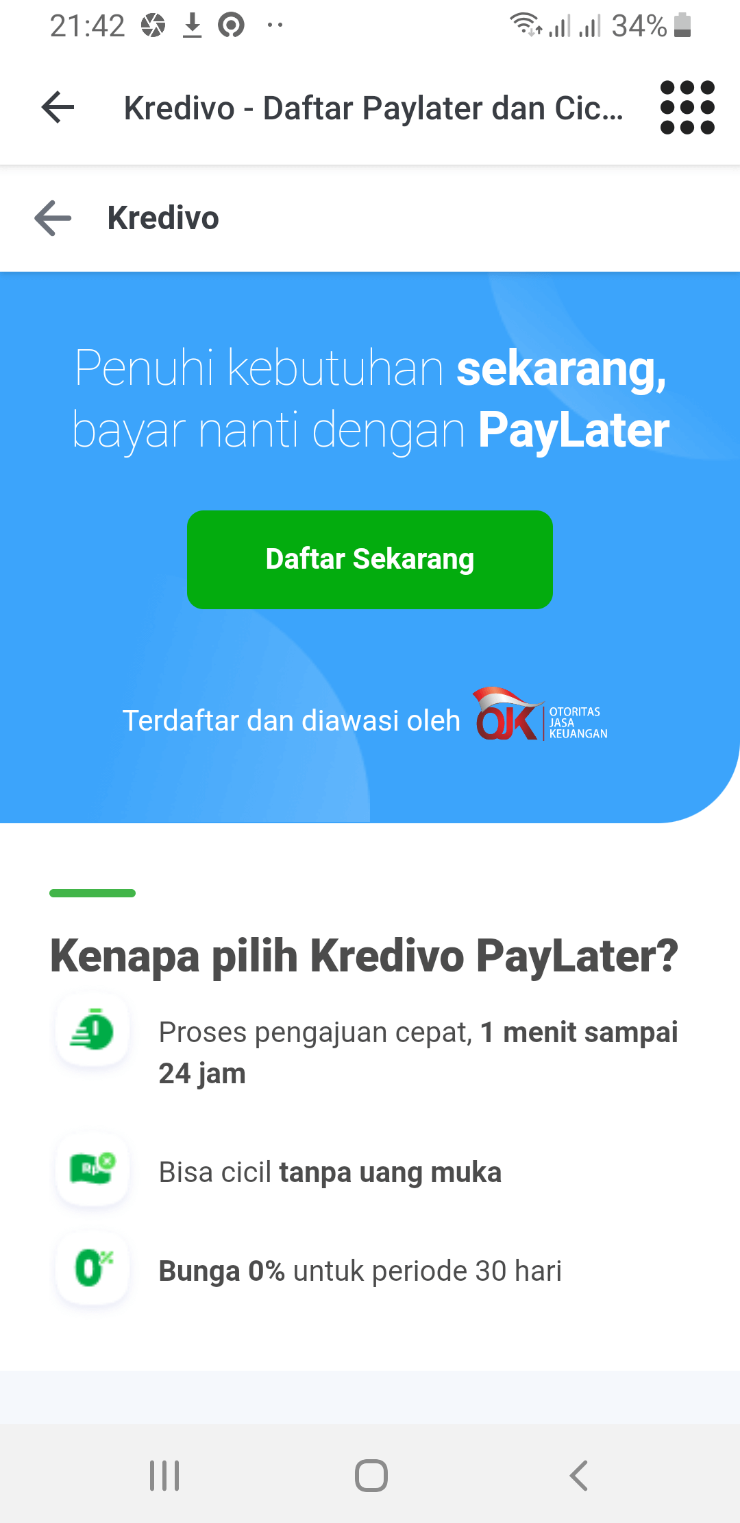 Kredivo Cara Kredit di Tokopedia