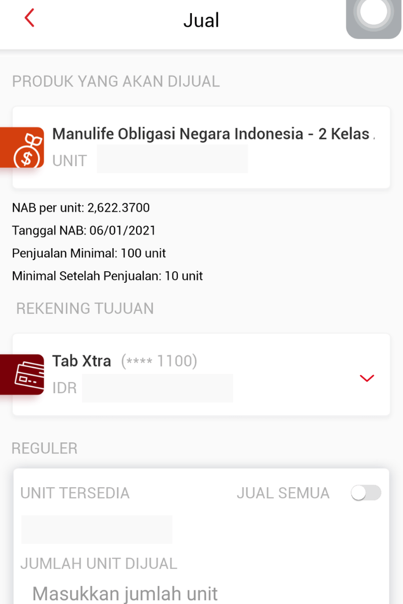 Reksadana OctoClicks Penjualan