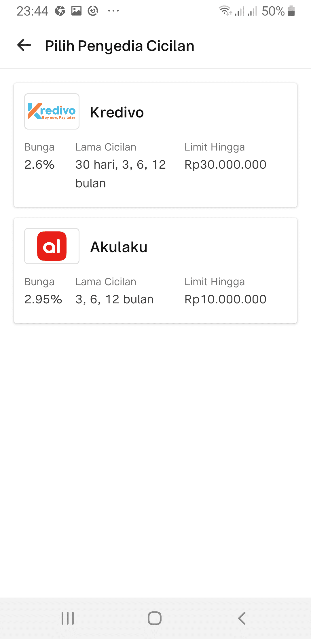 Kredivo Akulaku Cara Kredit Bukalapak