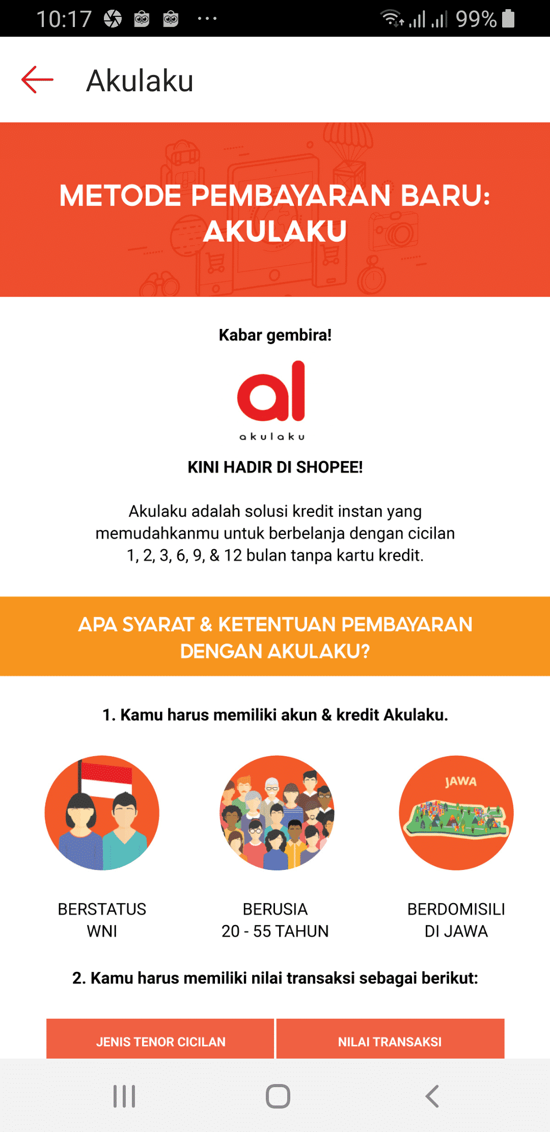Akulaku Cara Kredit Shopee