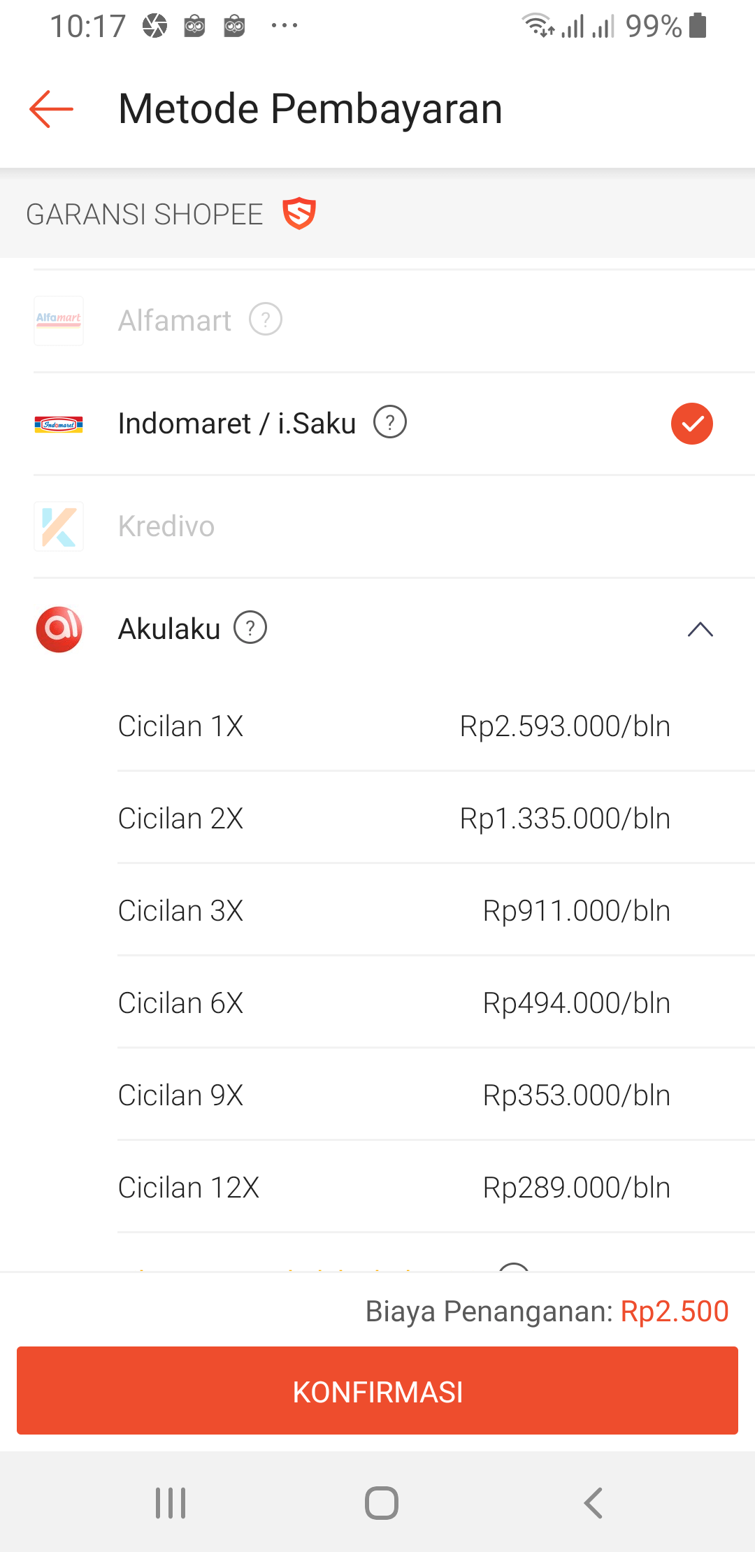 Cicilan Akulaku Cara Kredit Shopee