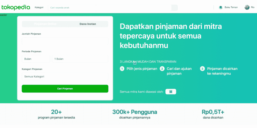 Cara Kredit di Tokopedia