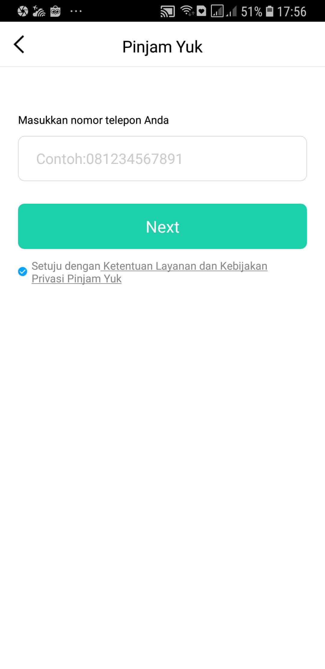 Daftar Akun Pinjam Yuk Pinjaman Online