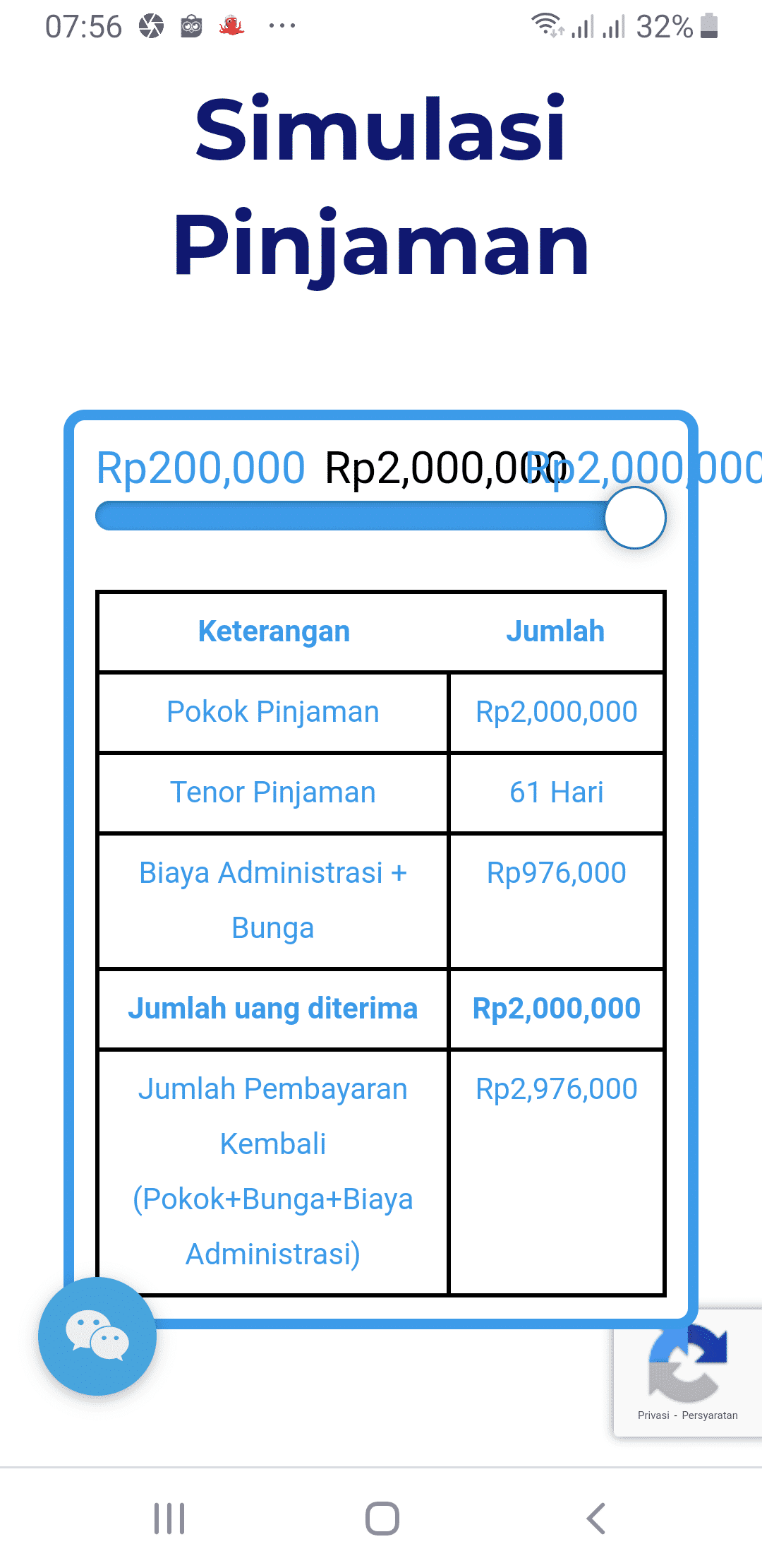 Simulasi Pinjam Yuk Pinjaman Online