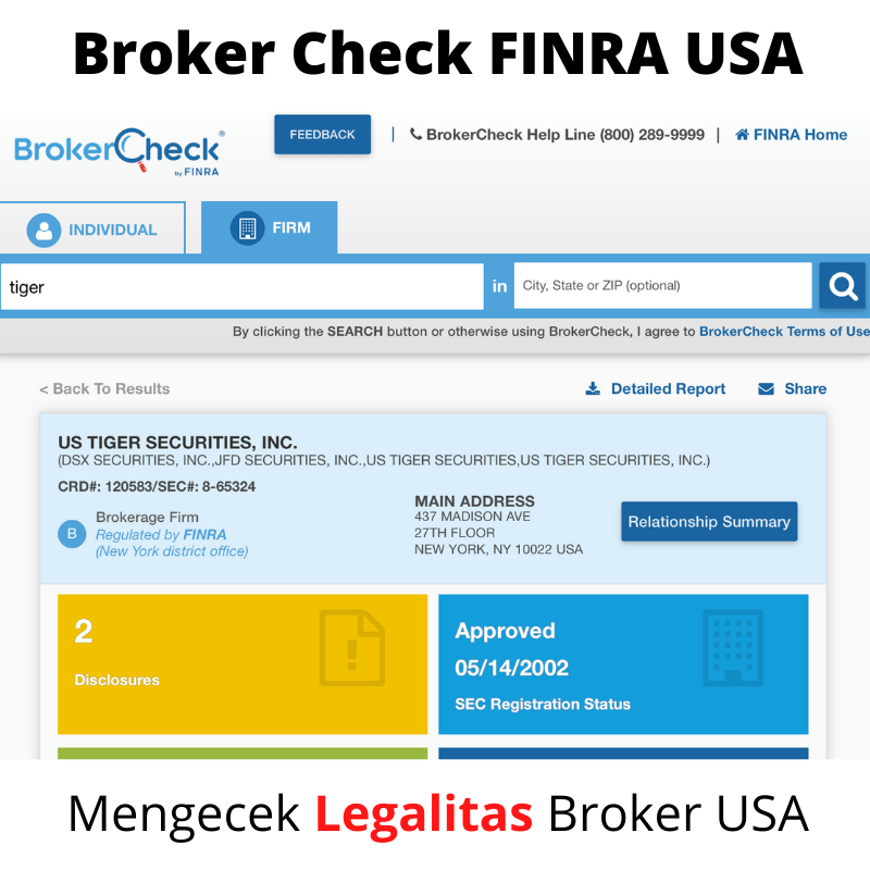 FINRA Broker Check