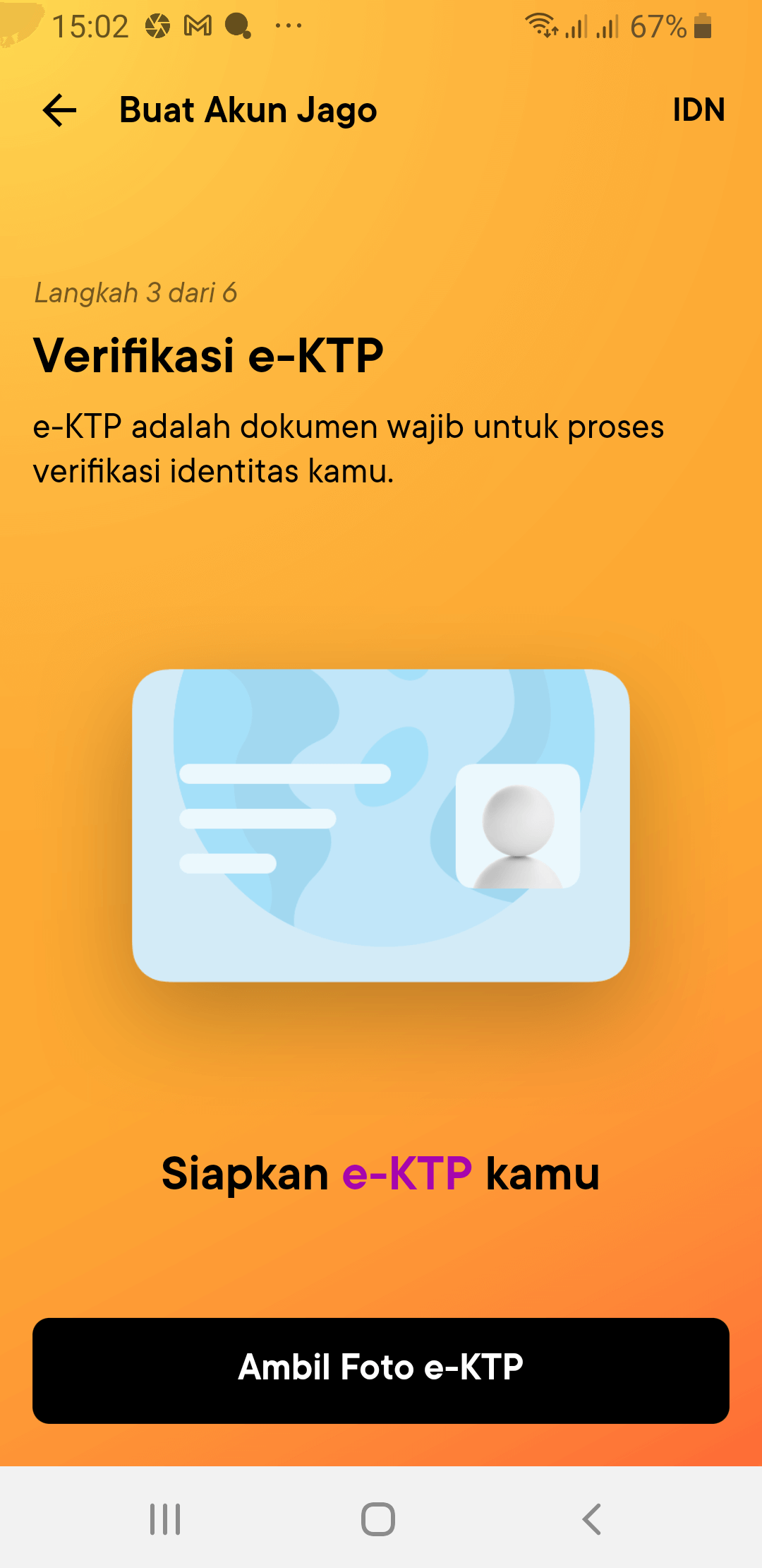 Jago Bank Digital eKTP