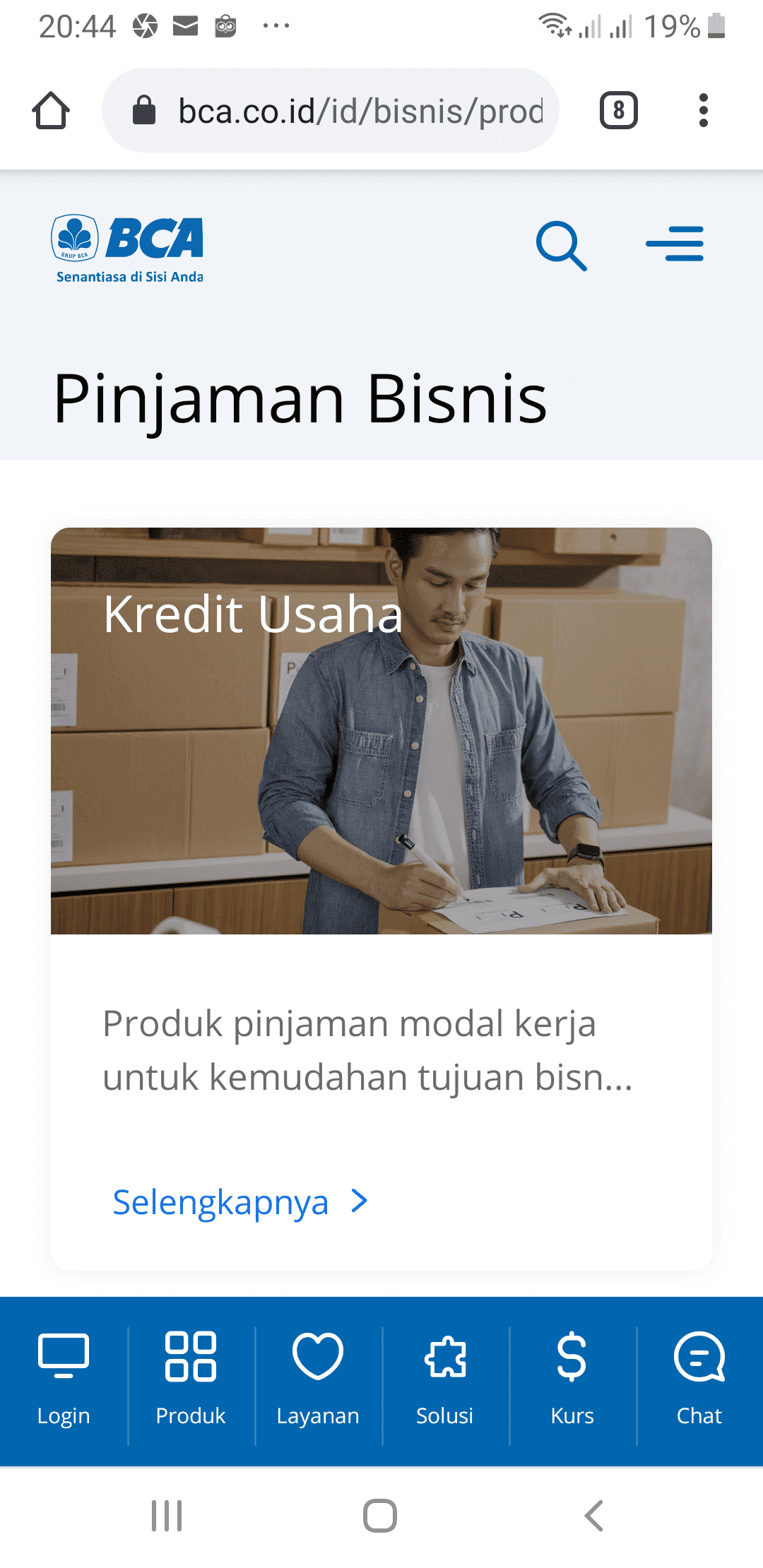 Pinjaman Usaha BCA untuk Bisnis