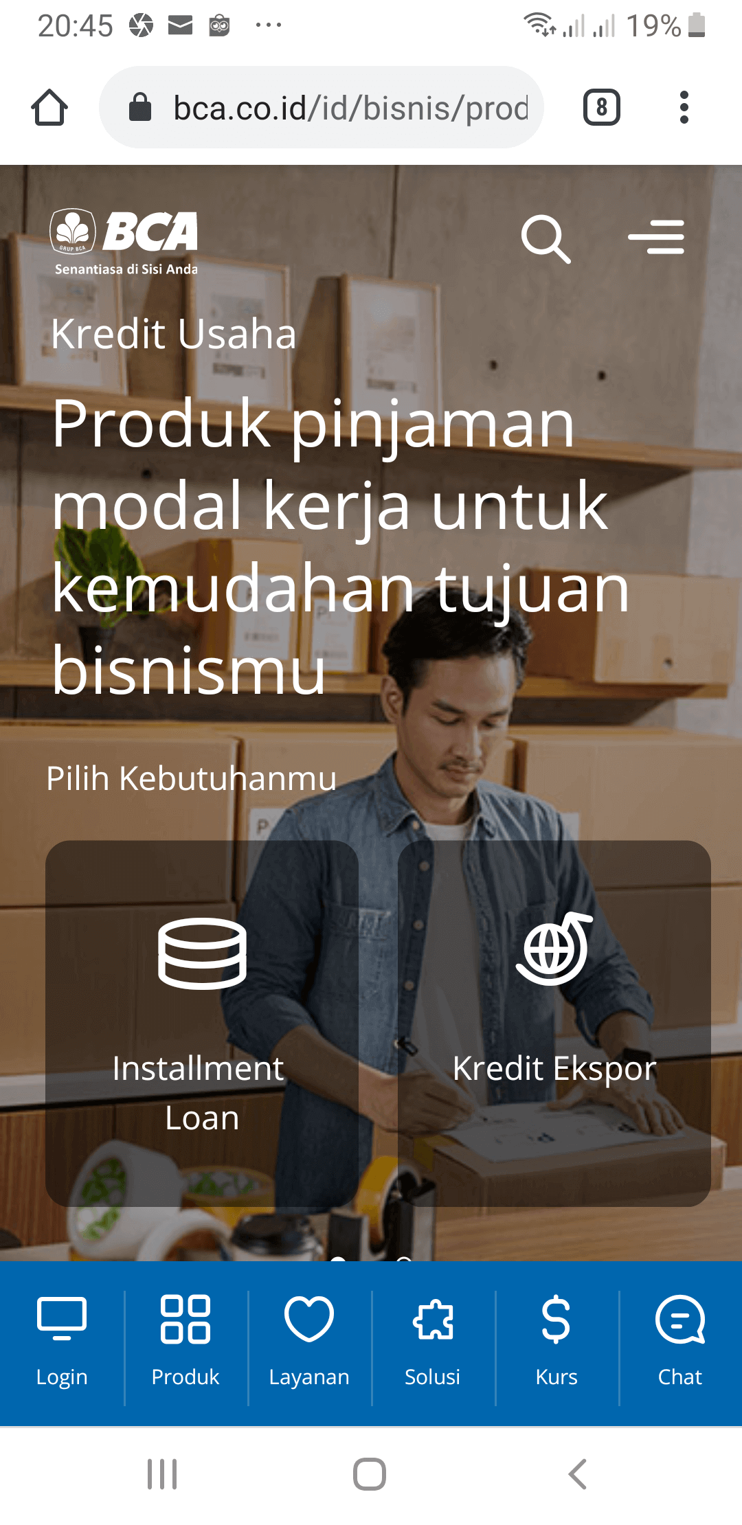 Pinjaman Usaha BCA Kredit Modal Kerja