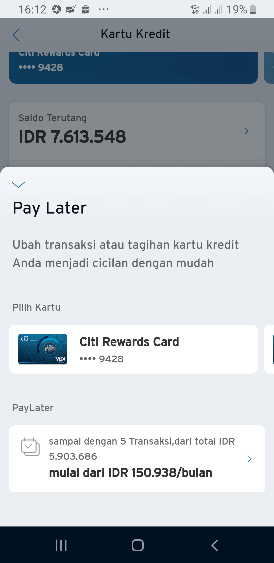 Cicilan PayLater Citi Kartu Kredit