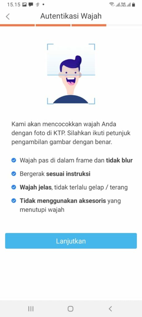 Foto Selfie Aplikasi Maucash Pinjaman Online