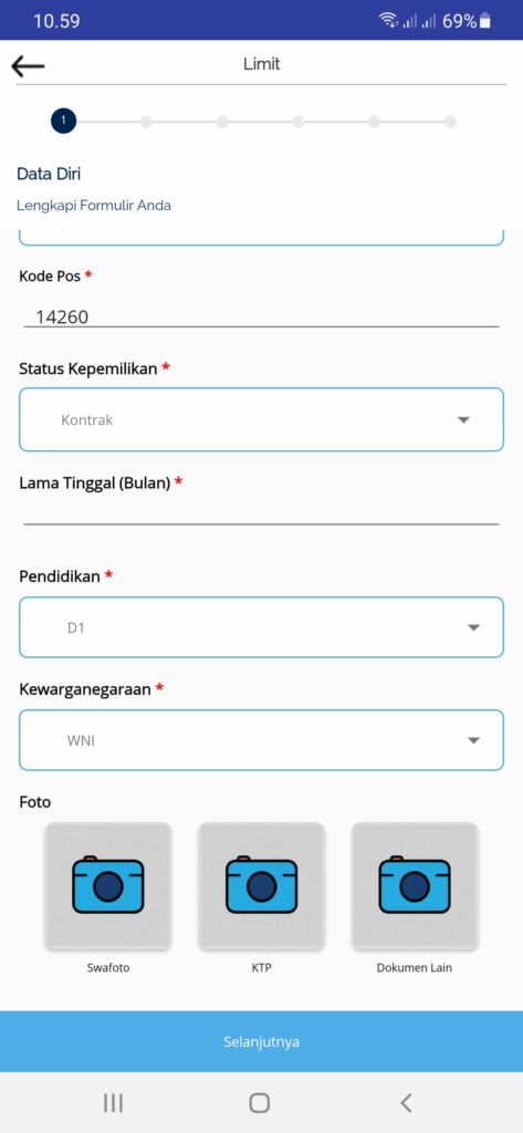 Foto KTP Aplikasi Danakini Pinjaman Online