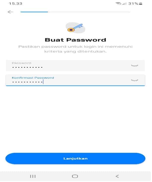 Buat Password Mandiri