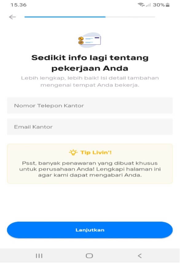 Pekerjaan Saat ini Mandiri ATM