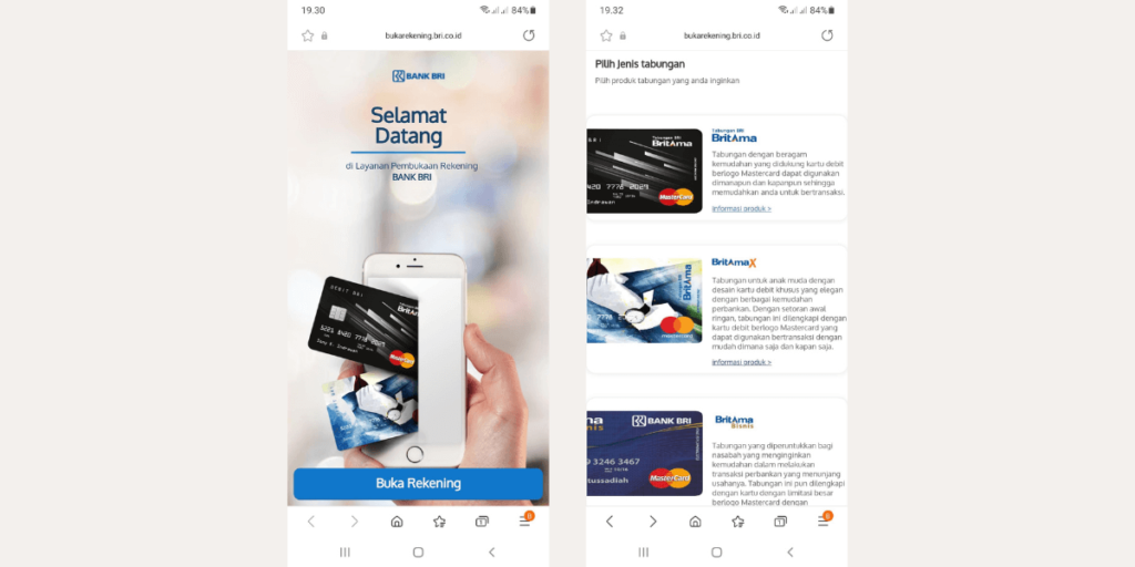 Cara Buka Rekening ATM BRI Online