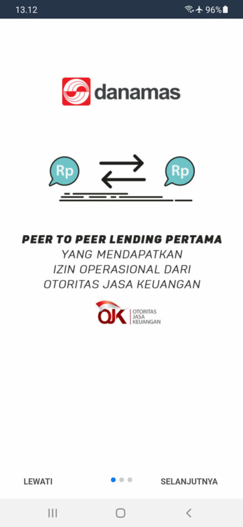 P2P Danamas Aplikasi Dana Tunai