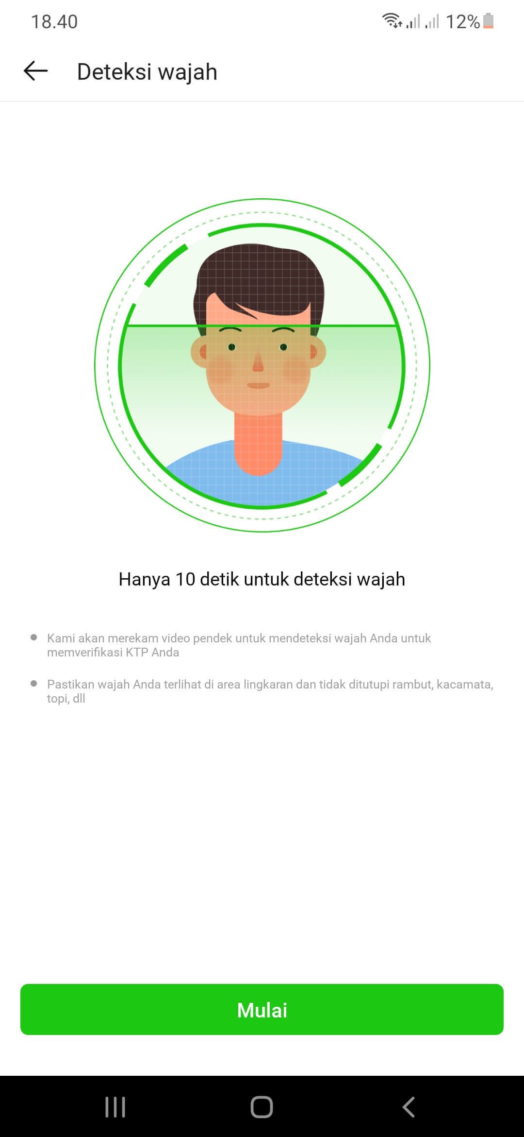 Deteksi Wajah Kredit Pintar