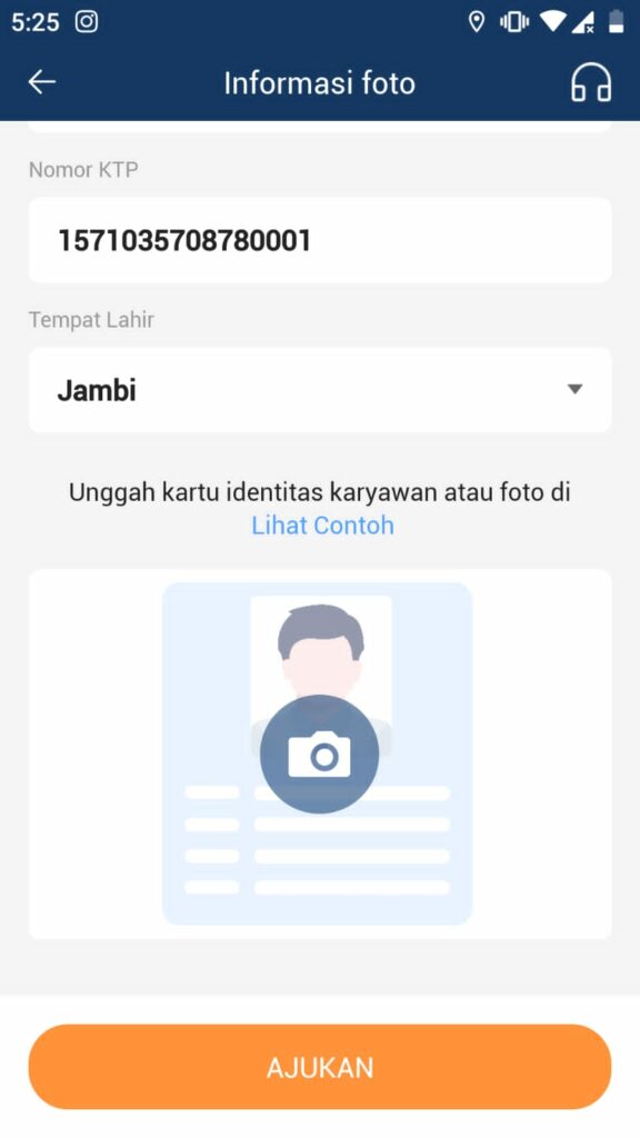 Upload Kartu Karyawan Kredito 5.2