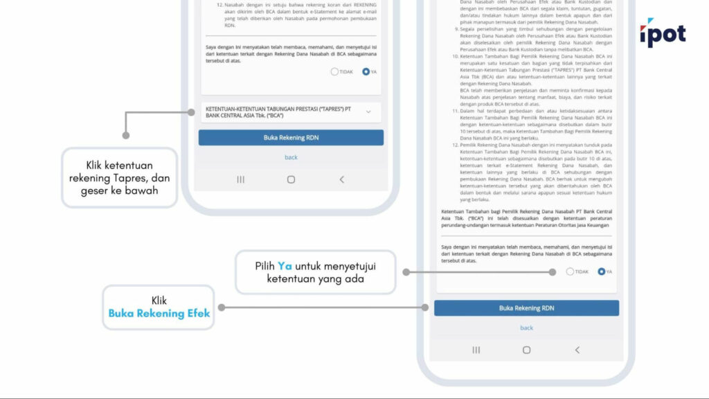 Setuju IPOTFund Buka RDN
